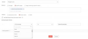 Zoho Marketing Automation smart popup form goals sources referrals