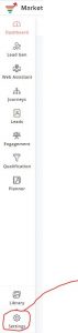 Zoho Marketing Automation Settings Menu