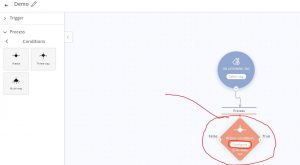 ZohoMarketingAutomation Lead Nuture Journey conditional statement