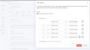 Zoho Marketing Automation Web Assist Group Criteria