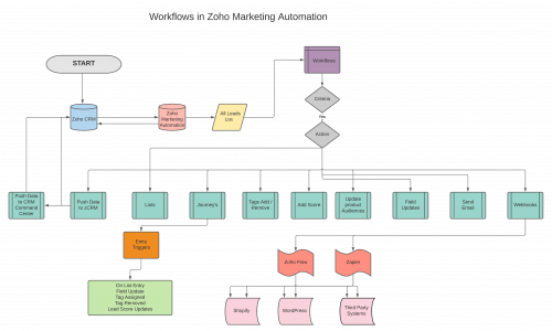 Setup Workflows in Zoho Marketing Automation